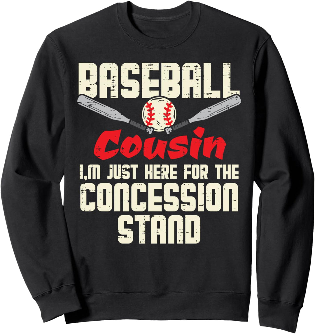 Baseball Cousin Concession Stand Family Matching Men Women Sweatshirt