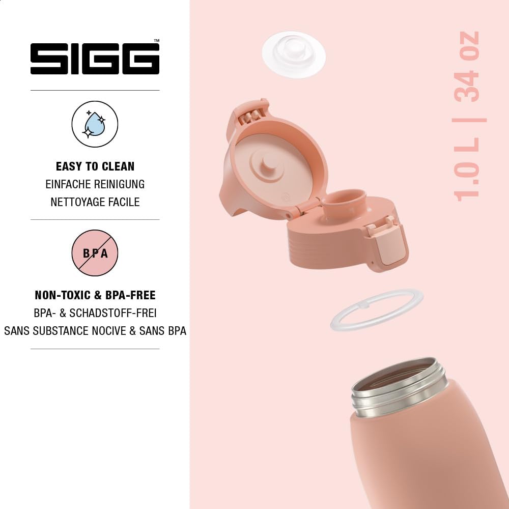 SIGG - Edelstahl Trinkflasche - Shield ONE - Für Kohlensäurehaltige Getränke Geeignet - Auslaufsiche