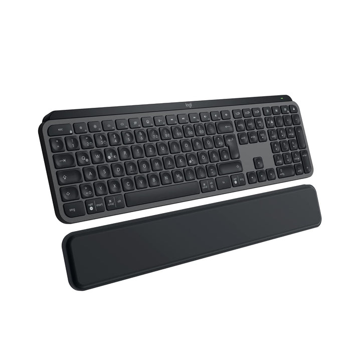 Logitech MX Keys S Plus kabellose Tastatur, Low Profile, Fluid Quiet Typing, Programmable, Backlight