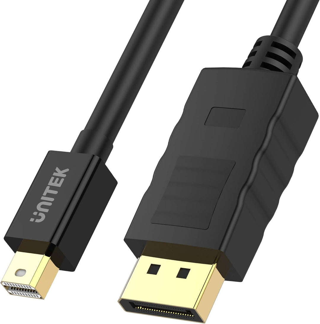 UNITEK Y-C611BK MiniDisplayPort/ Displayport Kabel m/2m Schwarz 2 M miniDP - DP, 2 M miniDP - DP