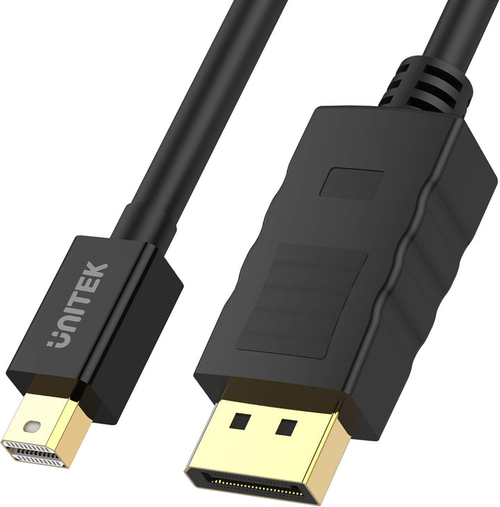 UNITEK Y-C611BK MiniDisplayPort/ Displayport Kabel m/2m Schwarz 2 M miniDP - DP, 2 M miniDP - DP