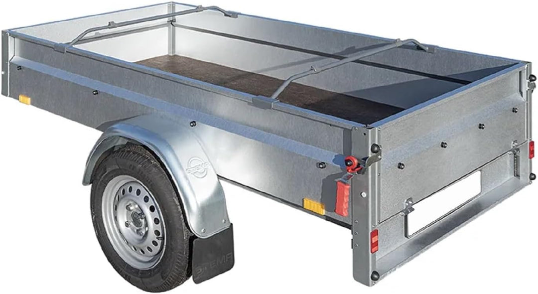 4x Flachplanenbügel Metall für Anhänger Planen, verstellbar 100–155 cm, stabile Planenbügel 2,5 mm,