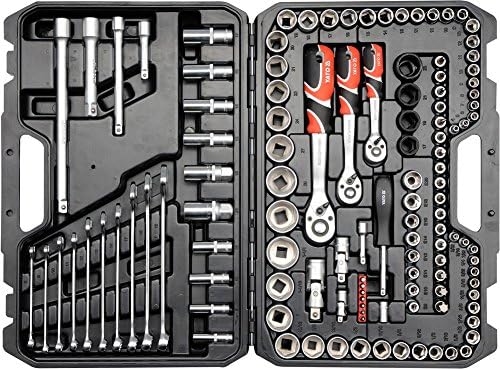 Yato yt-38801 Socket Set 1/4", 3/8" und 1/2120pcs