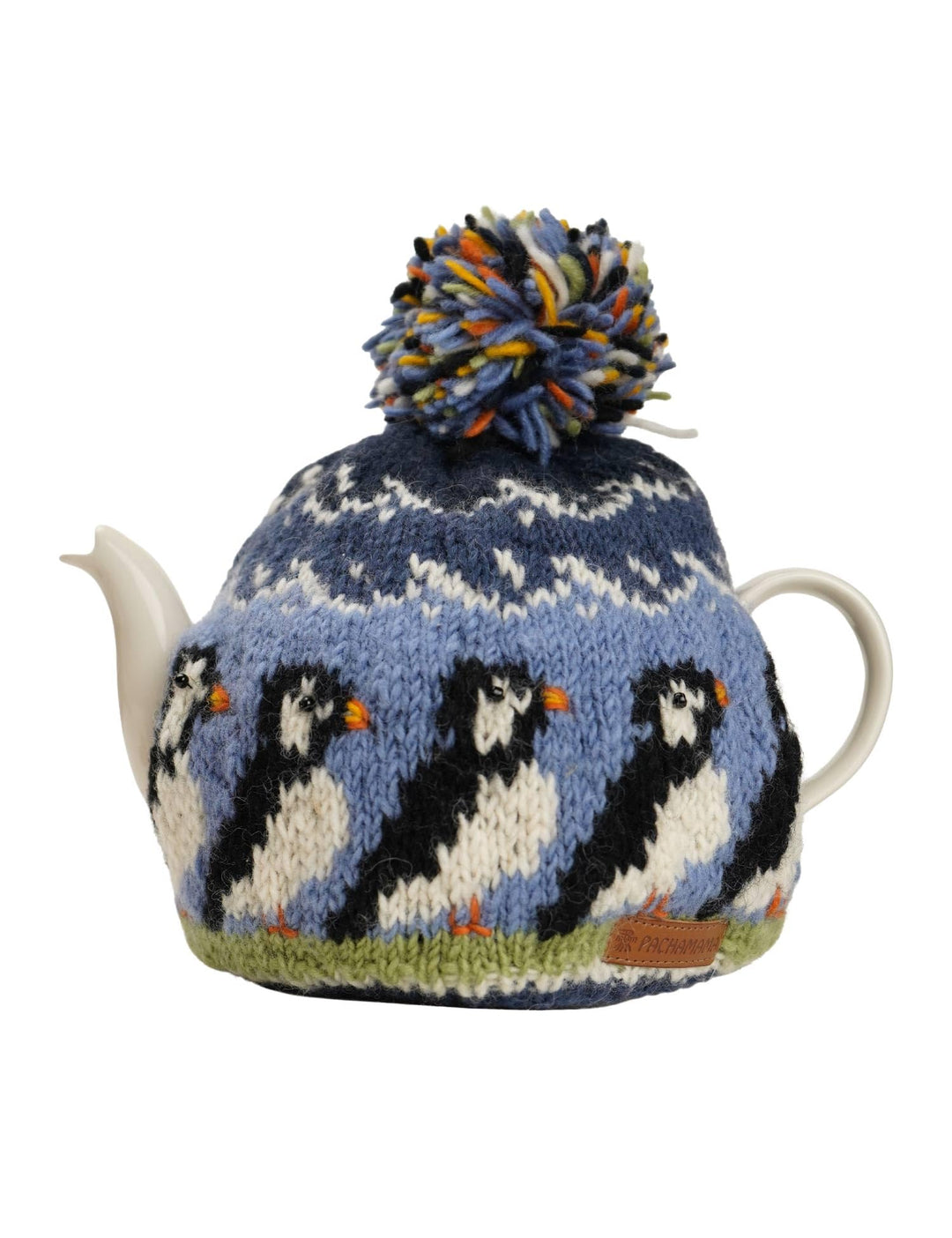 Pachamama Teewärmer, 100 % Wolle, Polyester-Fleece-Futter