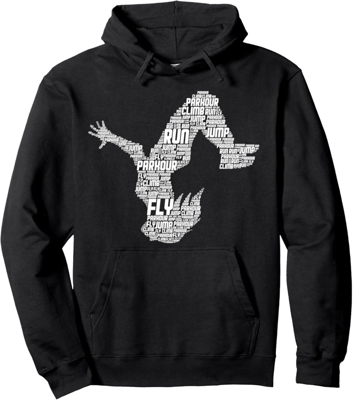 Parkour Mädchen Parcouring Extremsportler Parcour Pullover Hoodie