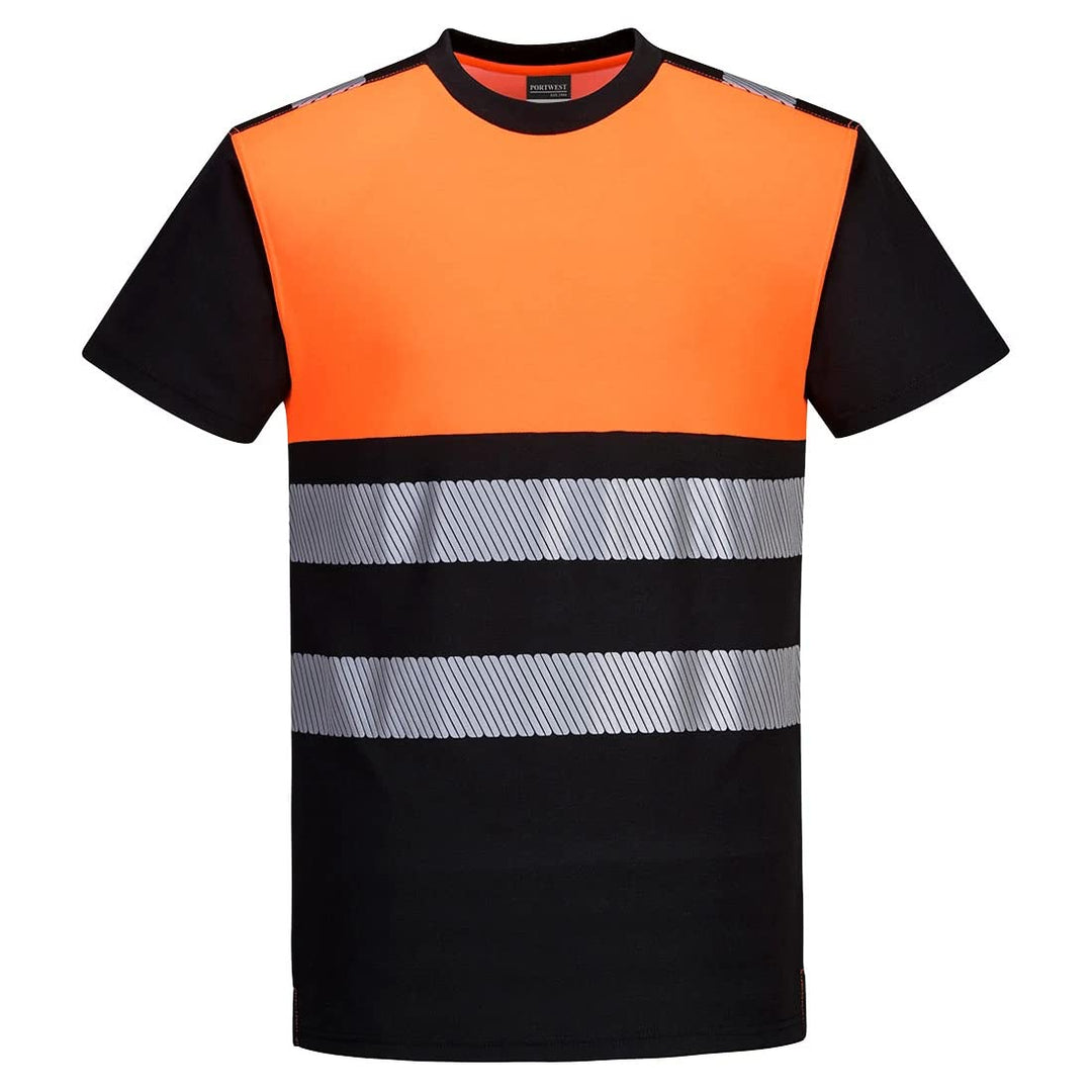 Portwest - PW3 T-Shirt Hi-Vis Klasse 1 M Orange, M Orange