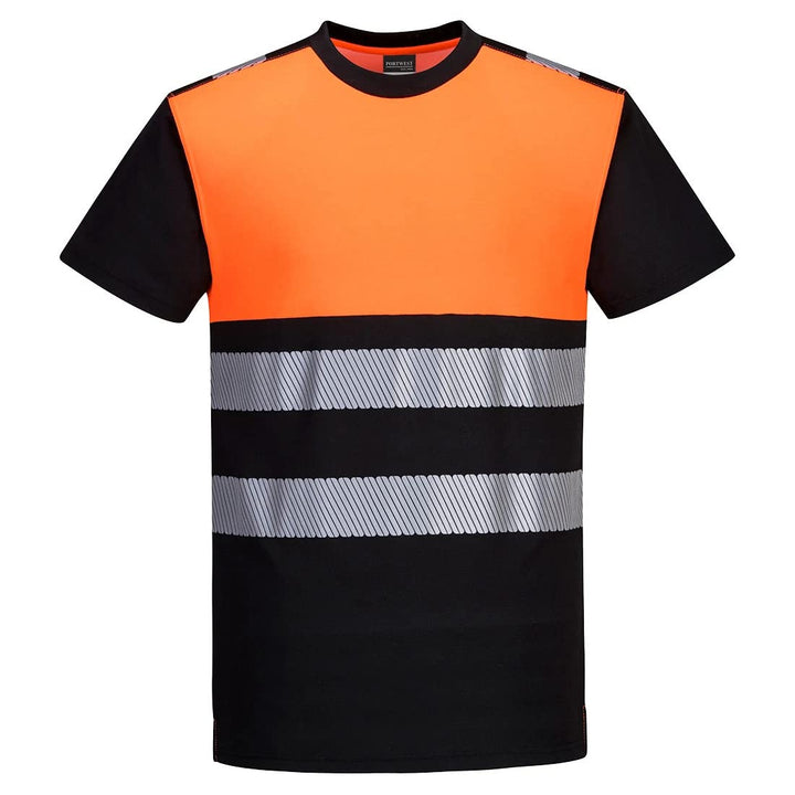 Portwest - PW3 T-Shirt Hi-Vis Klasse 1 M Orange, M Orange