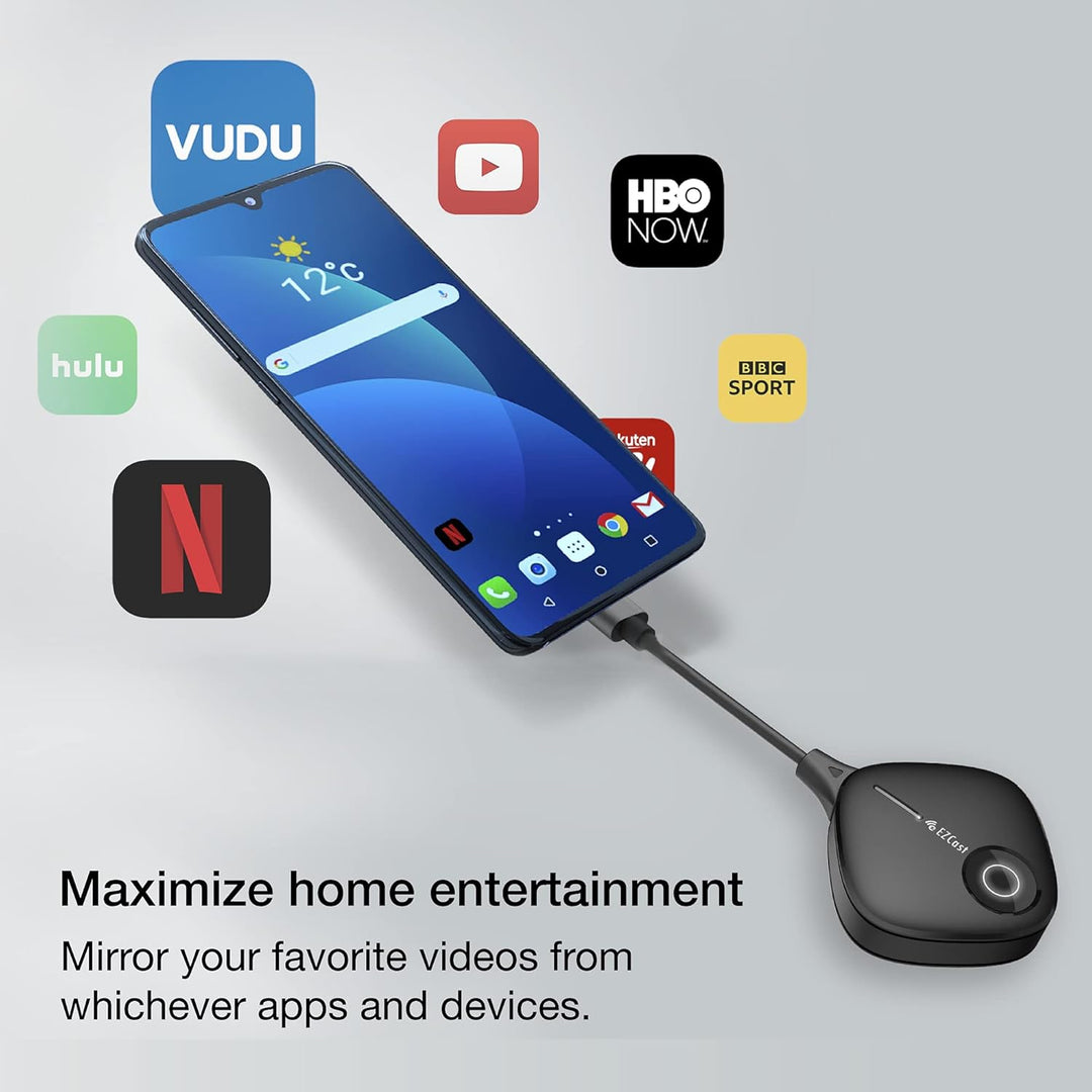EZCast Wireless Display Transmitter and Receiver (TwinX Package USB-C Transmitter and HDMI Receiver)
