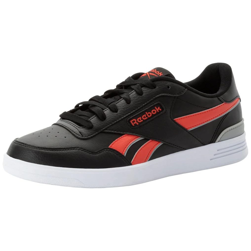 Reebok Court Advance Clip Schuhe schwarz 40.5 EU Cblack Dynred Pugry4, 40.5 EU Cblack Dynred Pugry4