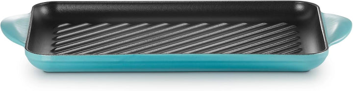 LE CREUSET Rechteckige Grillplatte aus Gusseisen, 32 cm, Für alle Herdarten inkl. Induktion geeignet