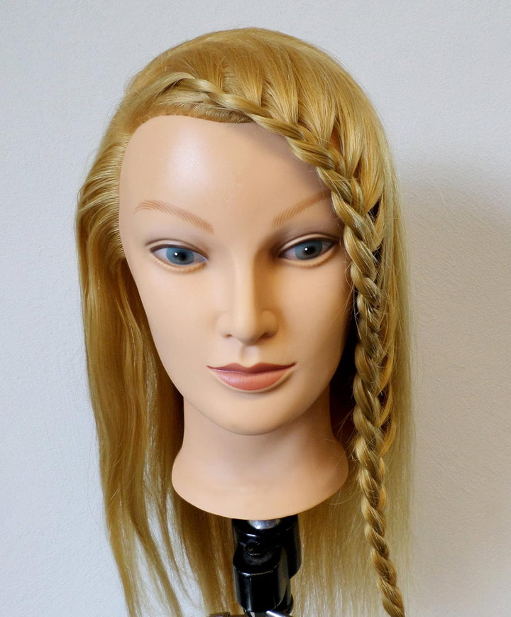 FP Übungskopf"Leana" 100% Proteinhaar (von deutschem Friseurbedarf-Fachhändler!) (55-60 cm), 55-60 c