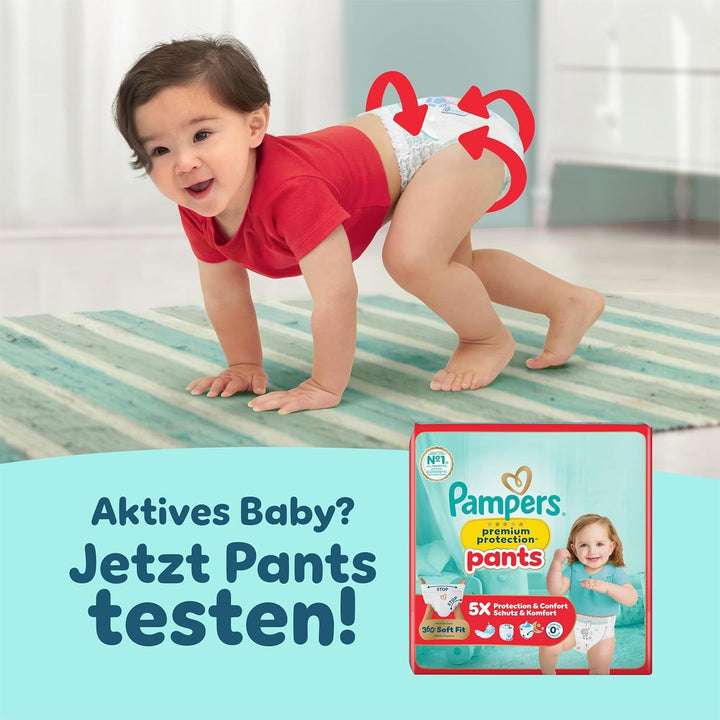 Pampers Premium Protection Grösse 7, 128 Windeln, 15kg+, unser Nr. 1 Haut- und Auslaufschutz Grösse