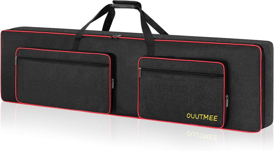 tasche 88 keyboard, für E-Klaviere, 600D Oxford-Stoff mit 10 mm Startseite, Gigbag (schwarz) Stossfe