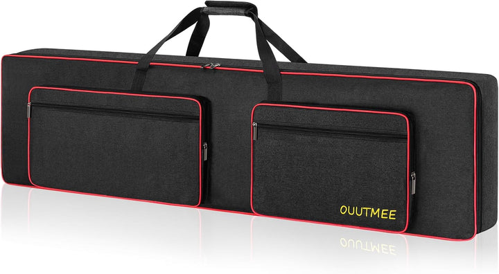 tasche 88 keyboard, für E-Klaviere, 600D Oxford-Stoff mit 10 mm Startseite, Gigbag (schwarz) Stossfe