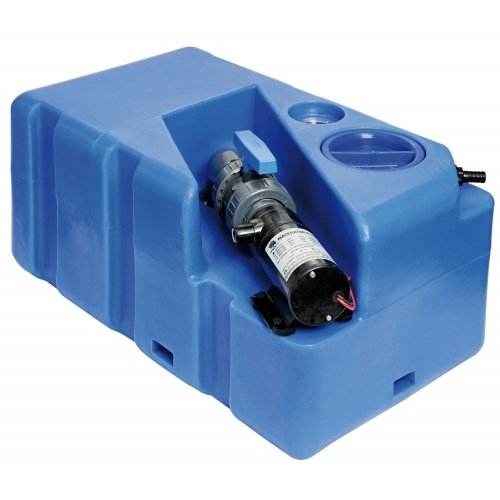 OSCULATI Abwassertank horizontal + Mahlwerk 12 V 80L, 80L