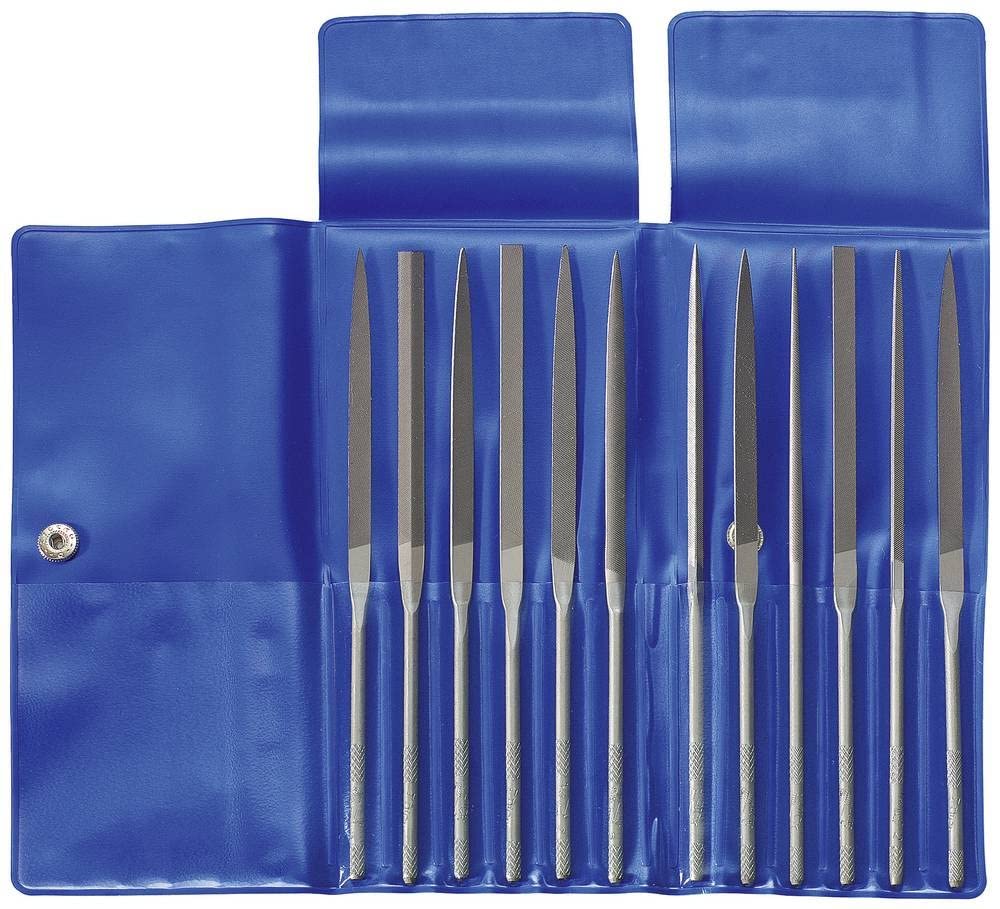 Dick 21002020 Nadelfeilen-Satz 200/2 in Tasche 12-teilig