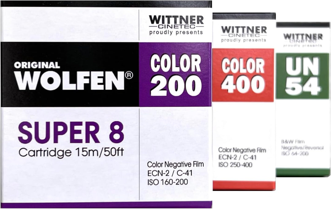 original WOLFEN Color 200 SUPER 8 ISO 160-200 NC200S8, NC200S8