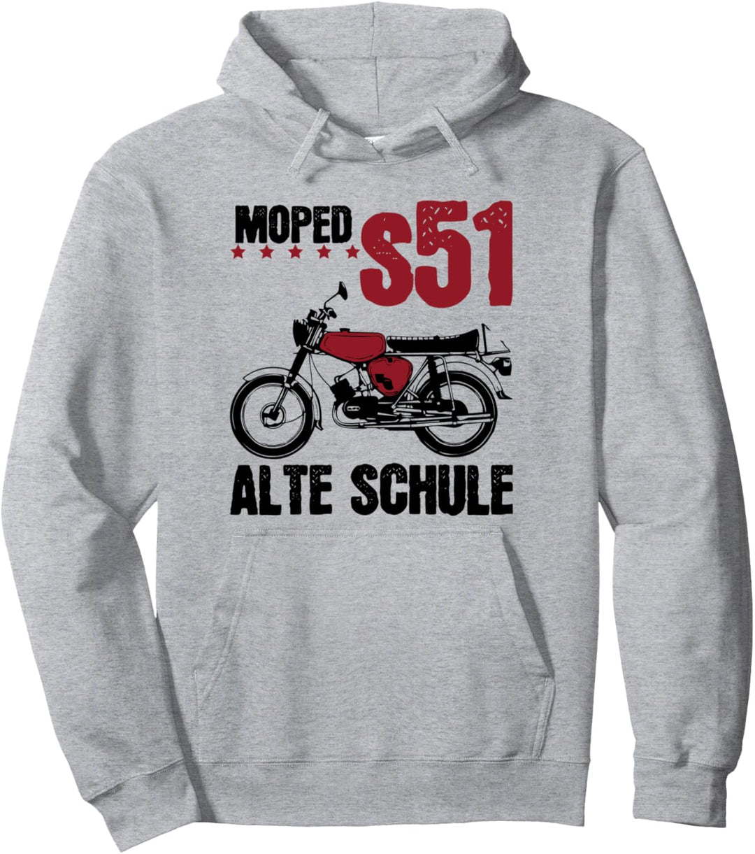 Simson-S51 Retro Klassiker Ostdeutschland Pullover Hoodie
