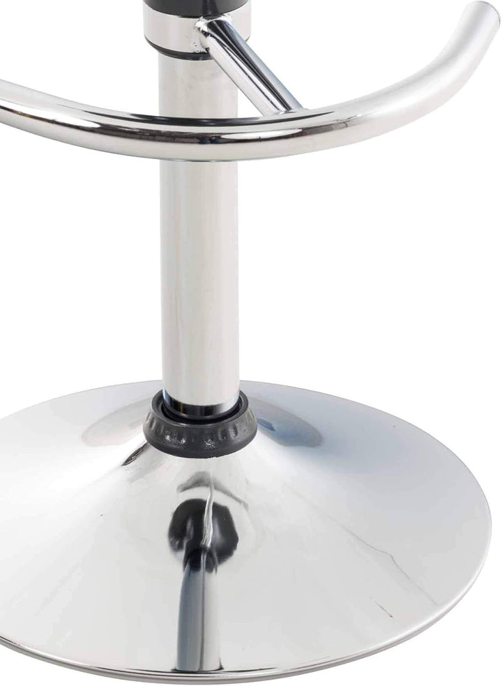 CLP 2er Set Barhocker Saddle Mit Drehbarem Kunsttoffsitz Und Fussablage I Höhenverstellbarer Hocker