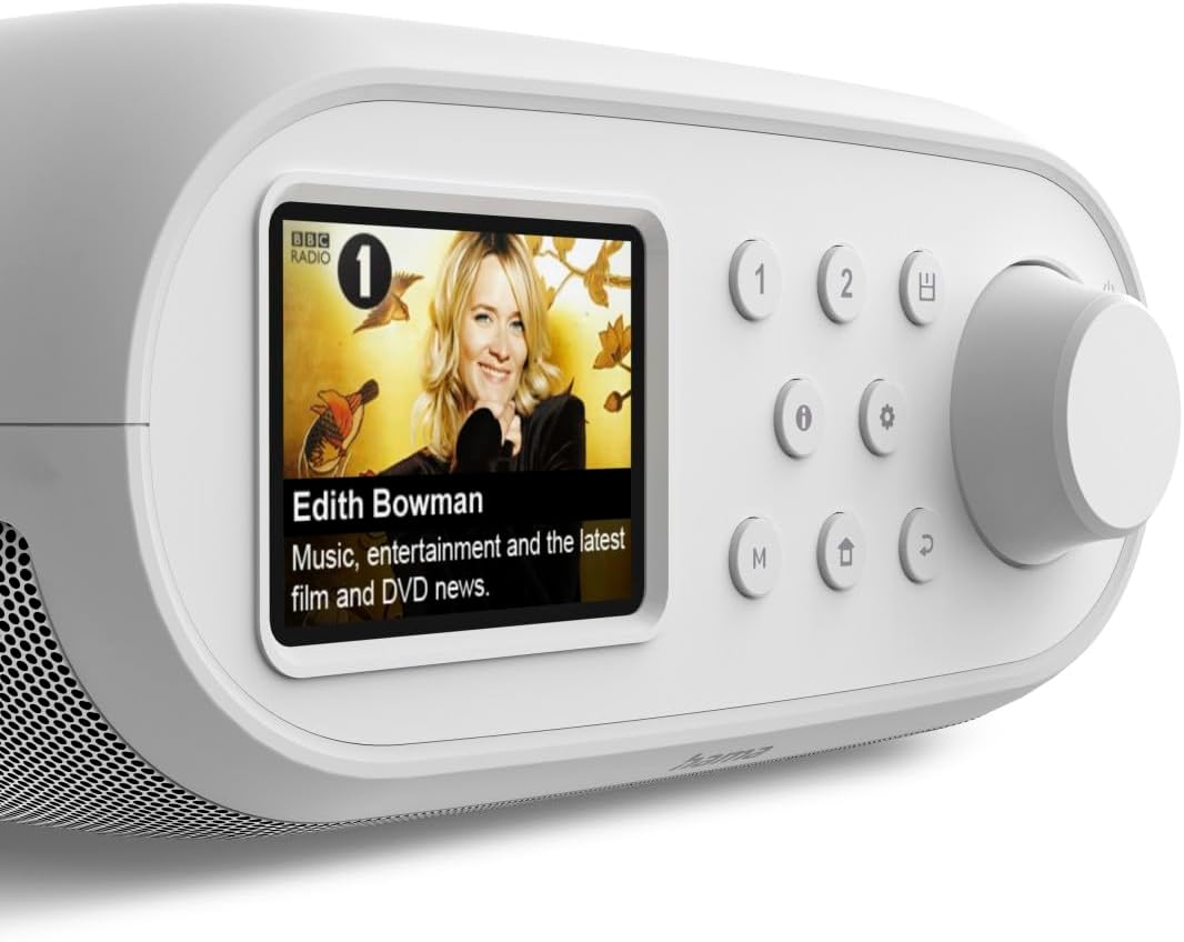 Hama Internetradio mit Digitalradio (WLAN/DAB+/DAB/UKW, Bluetooth, Spotify Streaming, 30 Speicherplä