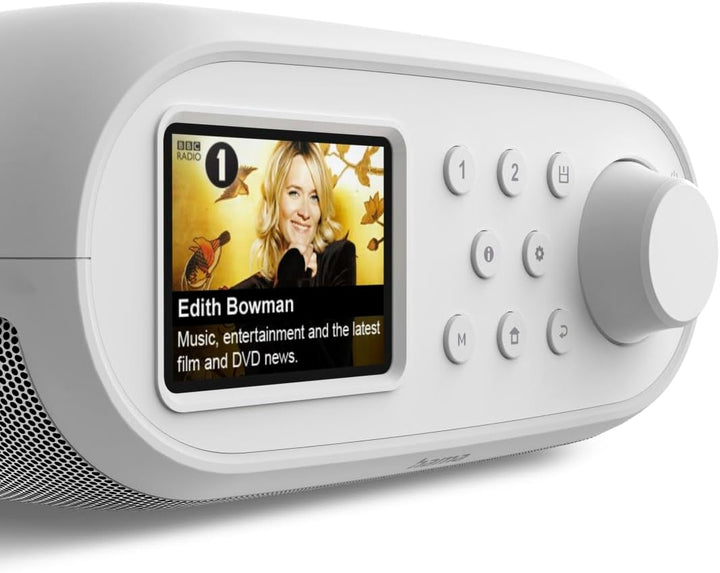 Hama Internetradio mit Digitalradio (WLAN/DAB+/DAB/UKW, Bluetooth, Spotify Streaming, 30 Speicherplä