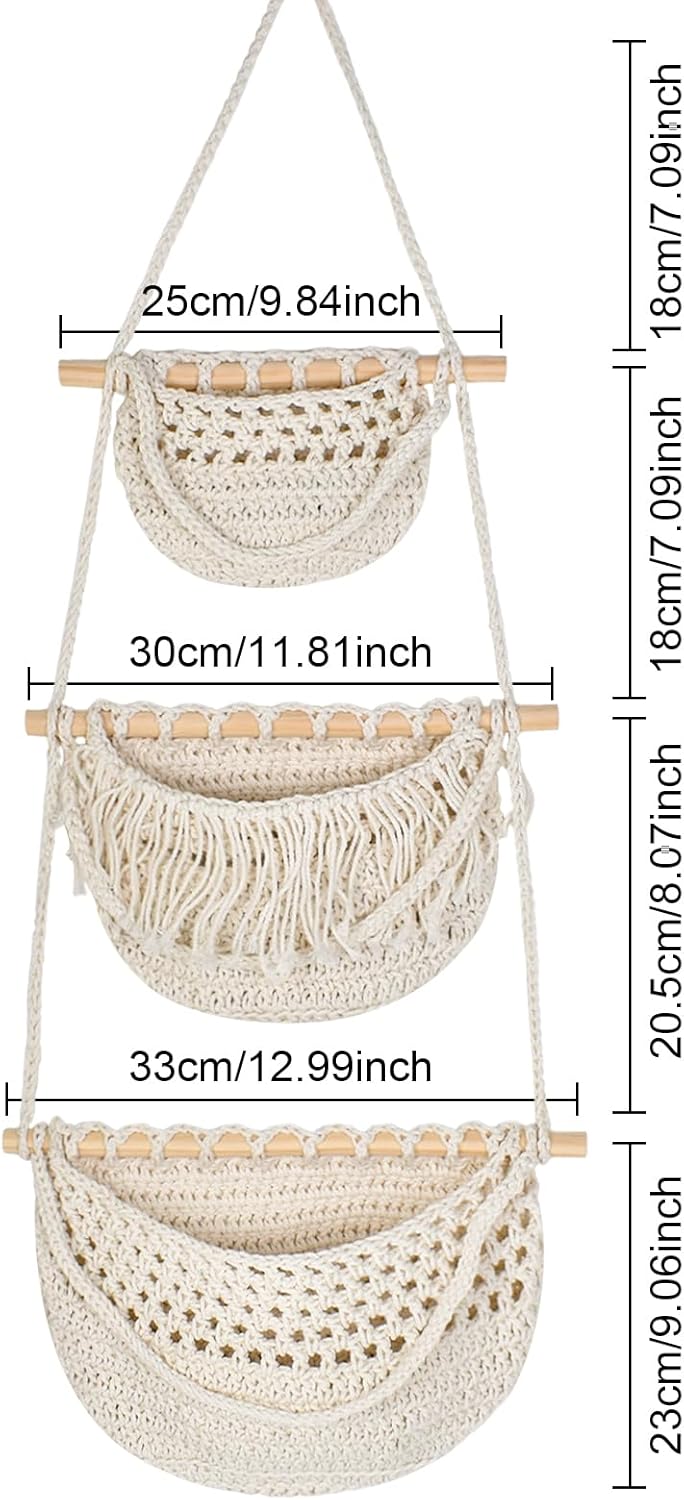 Dokeno Hängender Wandtasche Organizer, Wand Hängetasche Hängende Tasche Aufbewahrungstasche Hängeorg