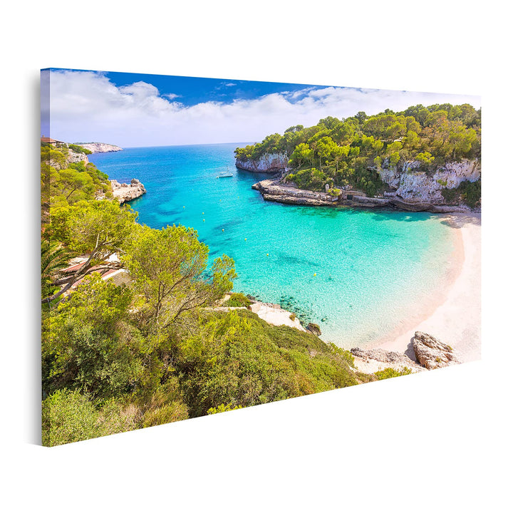 islandburner Bild auf Leinwand Mallorca Cala Llombards Santanyi Strand In Mallorca Balearen Spanien