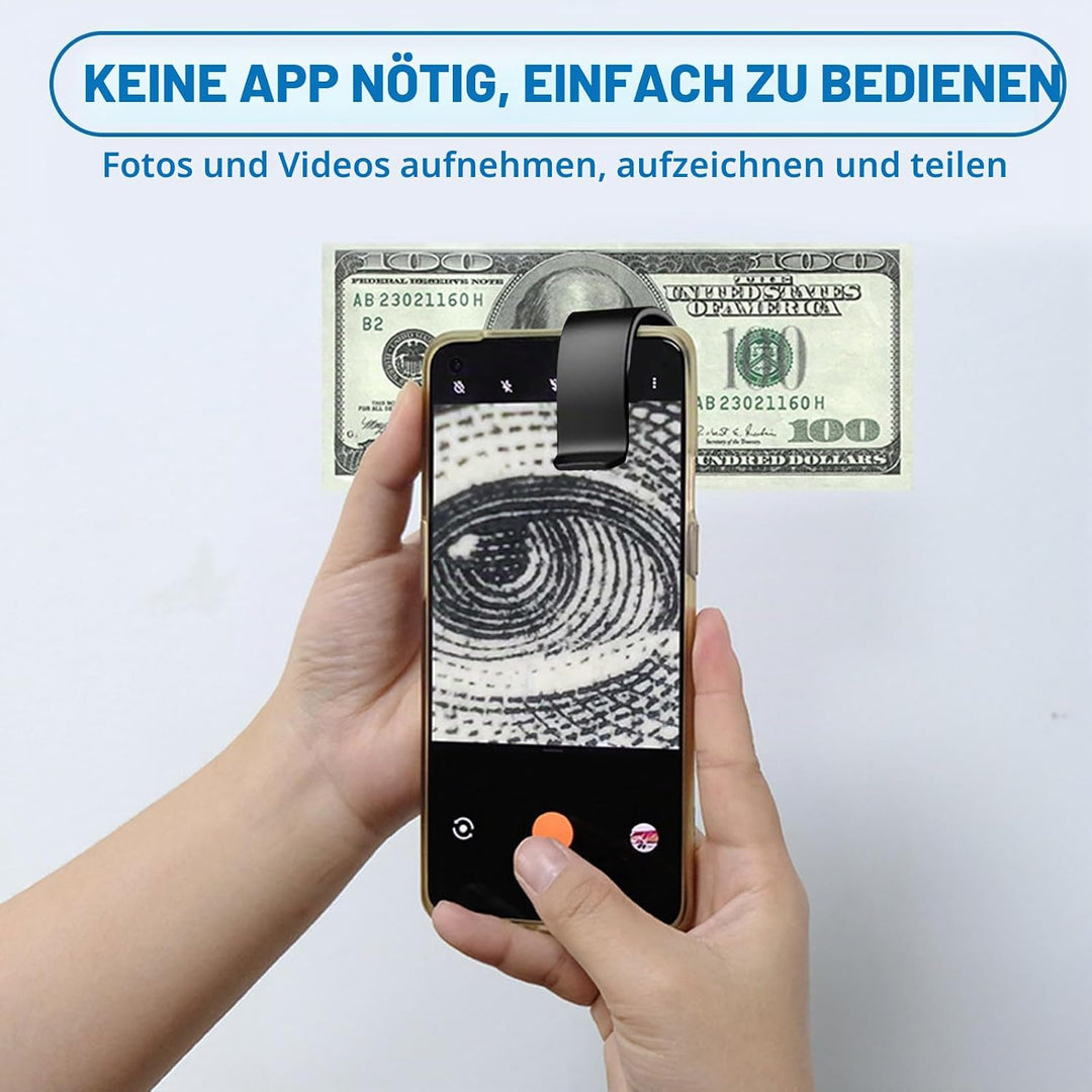 Nano Zoom, Nano Zoom für Smartphone, Smartphone Mikroskop, Nanozoom für Phone Nanozoom 200 für Handy