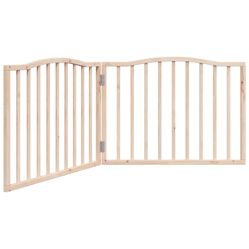 vidaXL Hundetor 3-TLG., Hundegitter Faltbar Pflegeleicht, Schutzgitter für Wohnzimmer Küche Treppe,