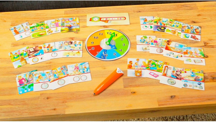 Ravensburger tiptoi Lernspiel Rund um die Uhr - 00736 / Spielend einfach die Uhr lesen und verstehen
