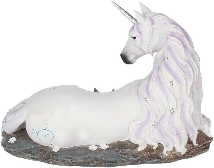Nemesis Now B2832H7 Dekofigur Ruhe, 19 cm, Kunstharz, Weiss