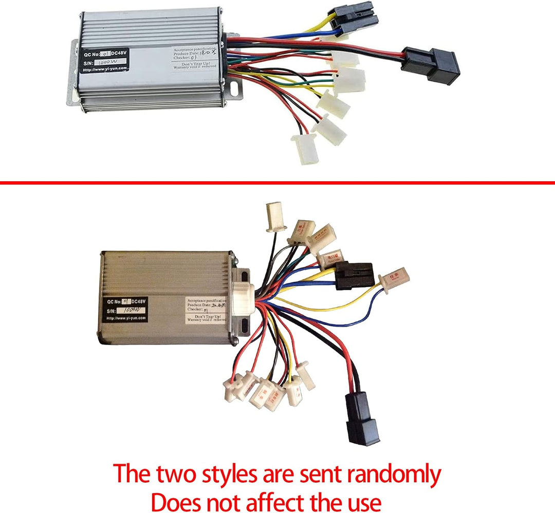 WOOSTAR Motorrad Spannungswandler 48V 1000W Ersatz für Elektrischeral Roller Ebike Tricycle Brush, 4