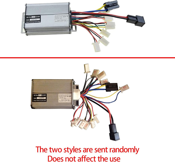 WOOSTAR Motorrad Spannungswandler 48V 1000W Ersatz für Elektrischeral Roller Ebike Tricycle Brush, 4