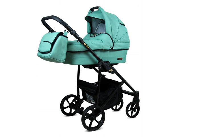 BabyLux® Kinderwagen Set 2 in 1 - Air - Sage - incl. Babywanne, Buggy Sportsitz - Kinderwagenset - K