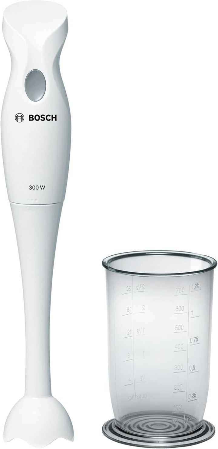 Bosch Stabmixer MSM6B150, Abnehmbarer Mixfuss, Mixbecher mit Deckel, ergonomischer Griff, leichtes G