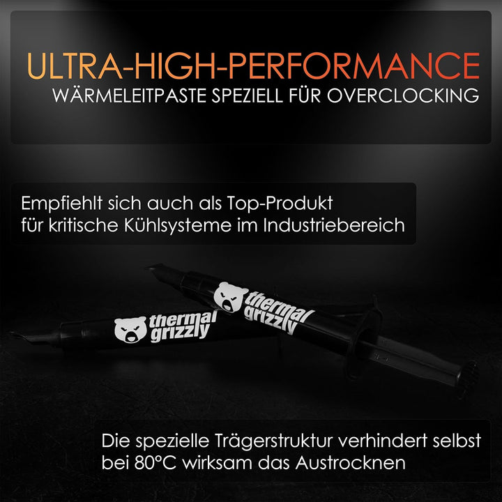Thermal Grizzly 2X TG-K-001-RS Kryonaut 12,5 W/m · K 1 g Wärmeleitpaste (-200 bis 350 °C)