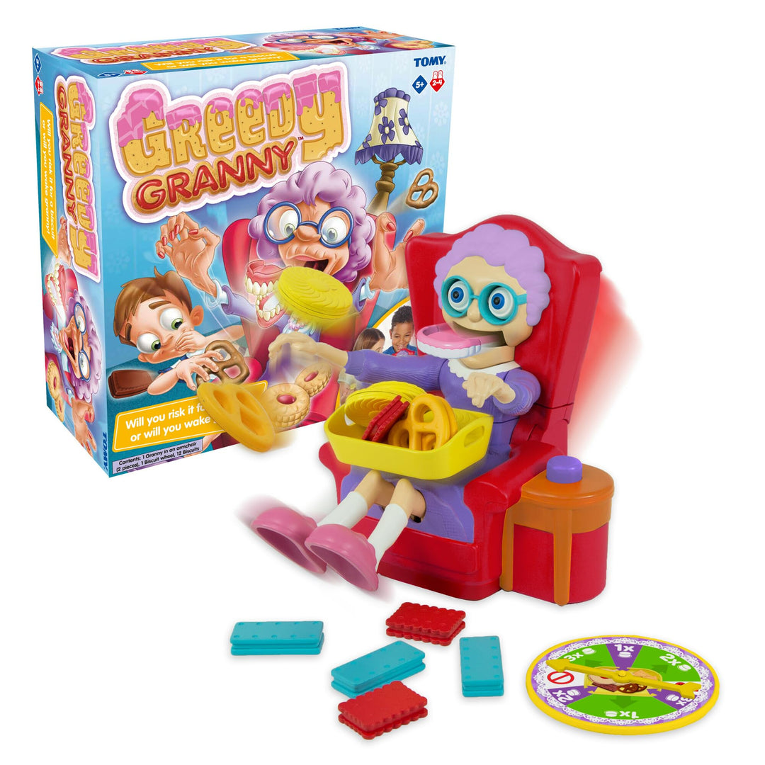 TOMY 13959 Kinderspiel Keks Karacho, das hochwertige Aktionsspiel für die ganze Familie. Das beliebt