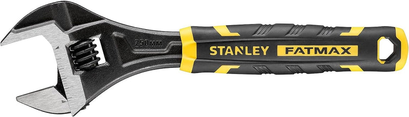 Stanley FatMax verstellbarer Rollgabelschlüssel FMHT13127-0 (10", Bi-Material, mit Schnellöffnungsfu