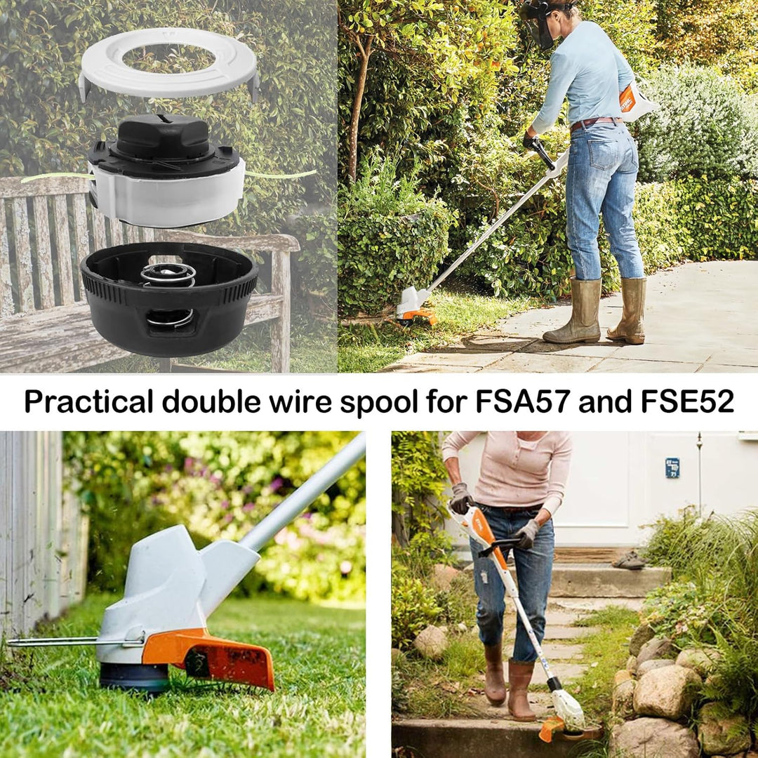 Trimmer Ersatzkopf, Trimmer Zubehör Rasentrimmerkopf Ersatz für Stihl Automatisches Schneiden C3-2 T