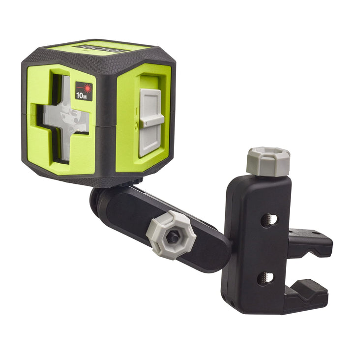RYOBI batteriebetriebener Kreuzlinienlaser RBCLLR1 (15m, Selbstnivellierung 3°, Laserwellenlänge 520
