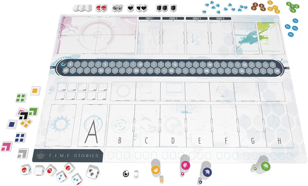 Asmodee SCTS01US-ASM - T.I.M.E Stories Zeitgeschichten (einschliesslich Asylmission), Zeitgeschichte