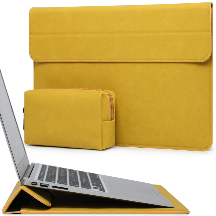 HYZUO 13 Zoll Laptop Hülle mit Standfunktion für 2026-2018 MacBook Air 13 M5 M4 M3 M2 M1, 2026 13" M
