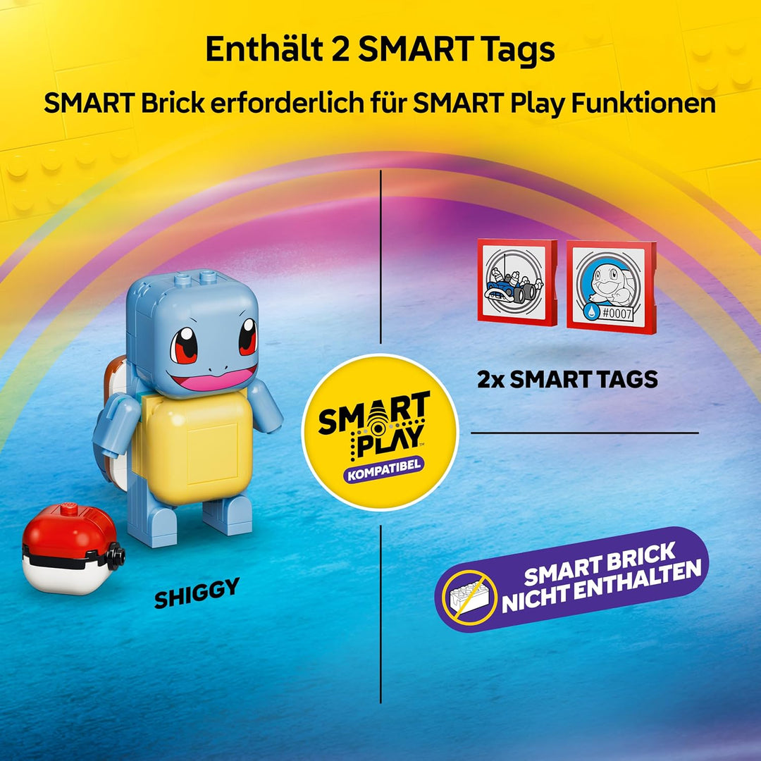 LEGO Pokémon SMART Play: Trainer-Buggyabenteuer mit Schiggy - kompatibles interaktives Set mit 2 SMA