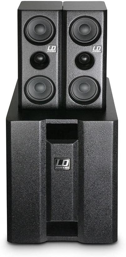 LD Systems LDDAVE8XS Dave Serie Multimedia System (20,3 cm (8 Zoll), 117 dB/mW, aktiv) schwarz, Schw