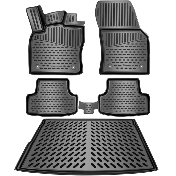 ELMASLINE 3D Gummimatten & Kofferraumwanne Set für Audi A6 (C8) Kombi (Avant) 2018-2025 | Zubehör
