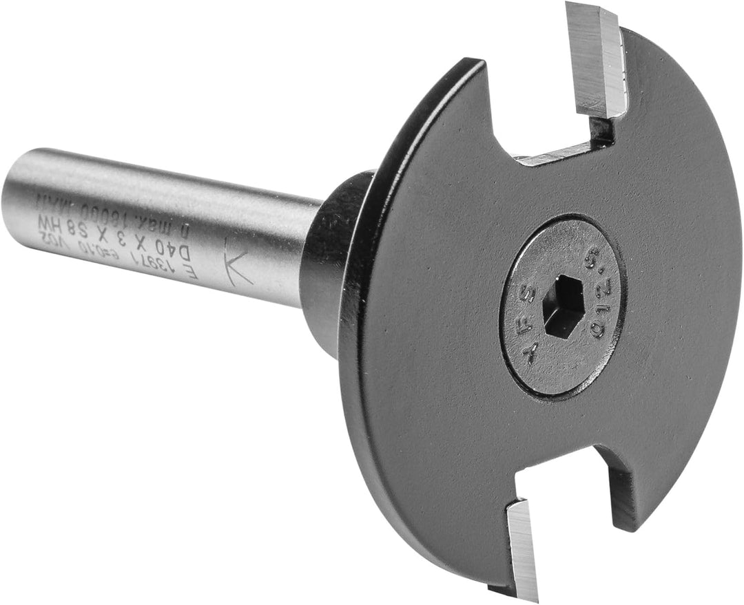 ENT 13971 Scheibennutfräser HW, Schaft (S) 8 mm, Durchmesser (D) 40 mm, NL 3 mm, ØKL 19 mm, T 10,5 m