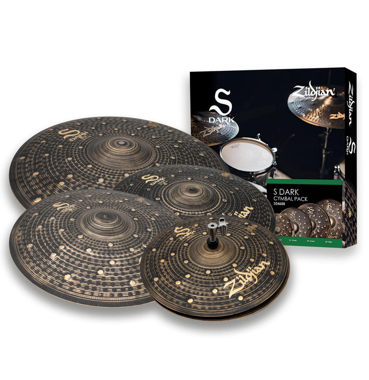 Zildjian S Dark Becken-Set, 4-teilig