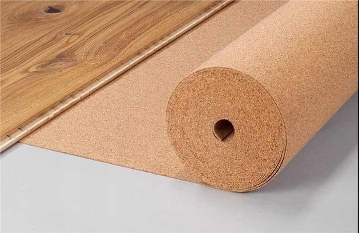 Rollenkork Meterware - Masse 1m x 10m - Fläche (10m²) - Dicke von 2mm bis 10mm - Schalldämmung von B