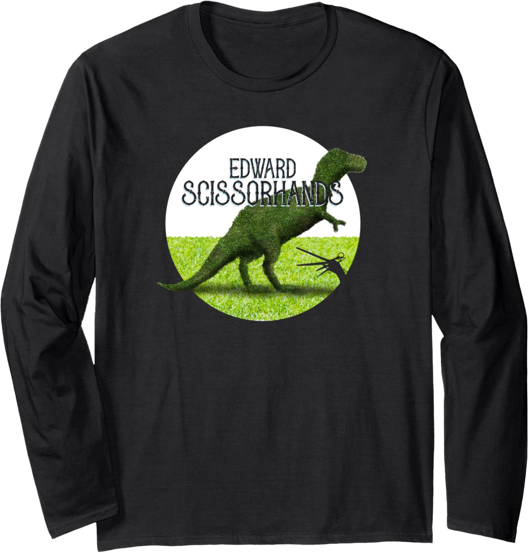 Tim Burton’s Edward Scissorhands Dinosaur Topiary Langarmshirt