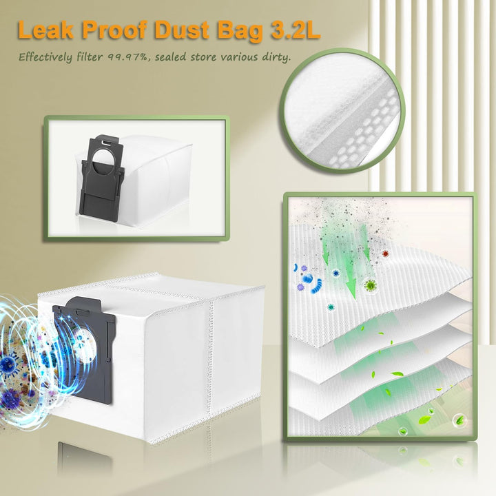 Zubehör kompatibel mit Dreame L10s Pro Ultra Heat /L10s Ultra Gen 2 /L40 Ultra AE /X30 Ultra, für Mo